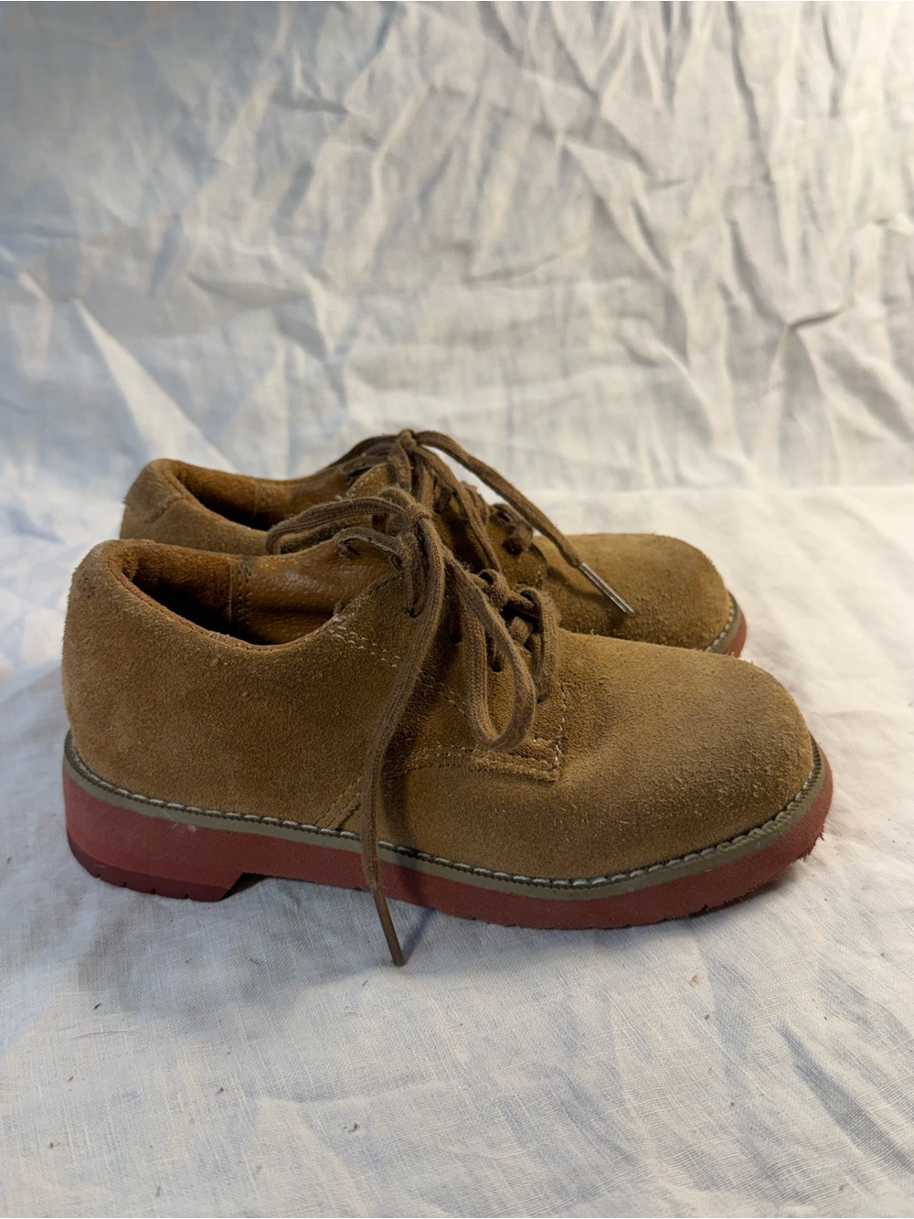 Sperry’s Tevin Brown Suede Lace-Up Oxford Dress Shoes